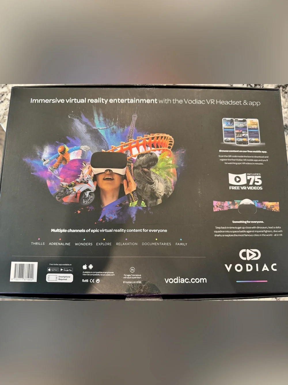 VODIAC Virtual Reality Headset for Smartphone. ~